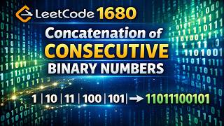 LeetCode 1680 Explained | Concatenation of Consecutive Binary Numbers | Java Bit Manipulation
