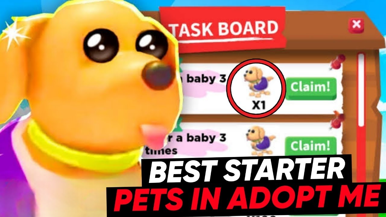 5 best starter pets on Roblox Adopt Me!