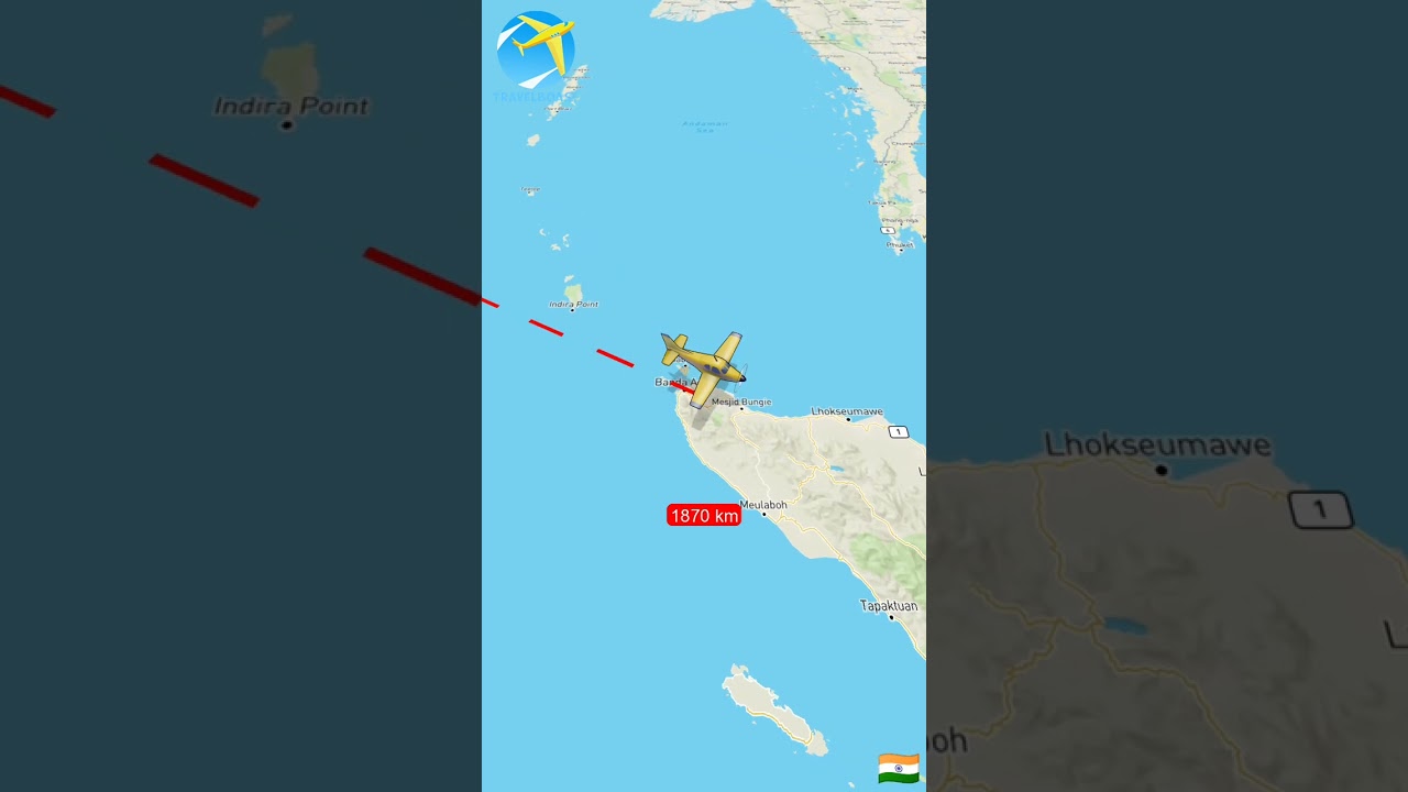 Chennai to Singapore | Chennai - Tamil Nadu | India to Singapore travel map route animation
