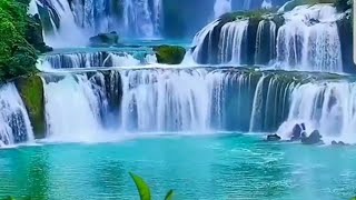 waterfall amazing place _شلال جميلة جدا