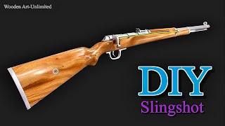 full video: Designing and perfecting the most beautiful and powerful ballshooting slingshot.