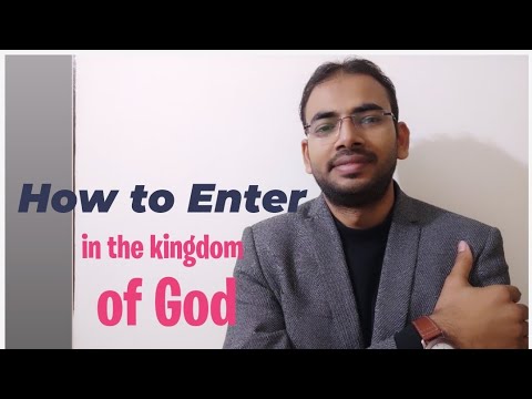 No one can enter the kingdom of God without Him. From- John-3:5. - YouTube