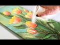 Incredible tulips resin  glue gun  pouring you can do  ab creative tutorial