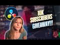 10K Subscribers GIVEAWAY!