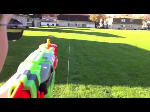 Nerf Vortex Praxis - Range Test (Stock)
