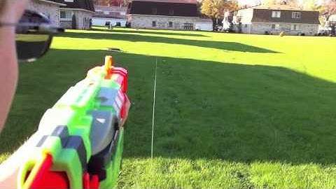 Nerf Vortex Praxis - Range Test (Stock)