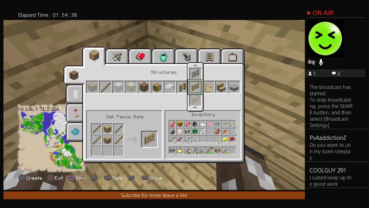 Minecraft Ep 1 building a house - YouTube