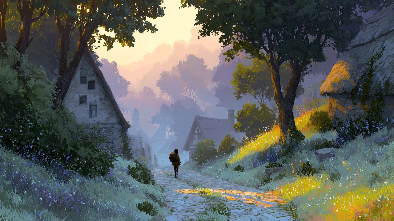 The First Step: Dewy Path | Epic Medieval Fantasy Music for Adventure (The Bard's Library Vol.1-02)