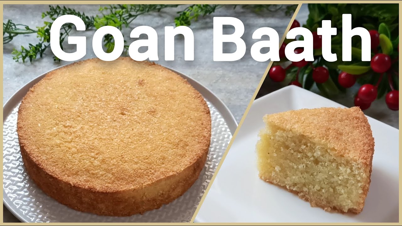 Goan Baath Semolina & Coconut Cake No Baking Powder Recipe