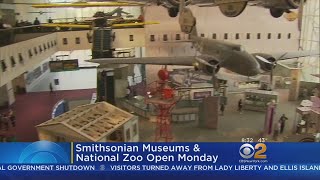 Smithsonian Museums & Zoo To Open Monday