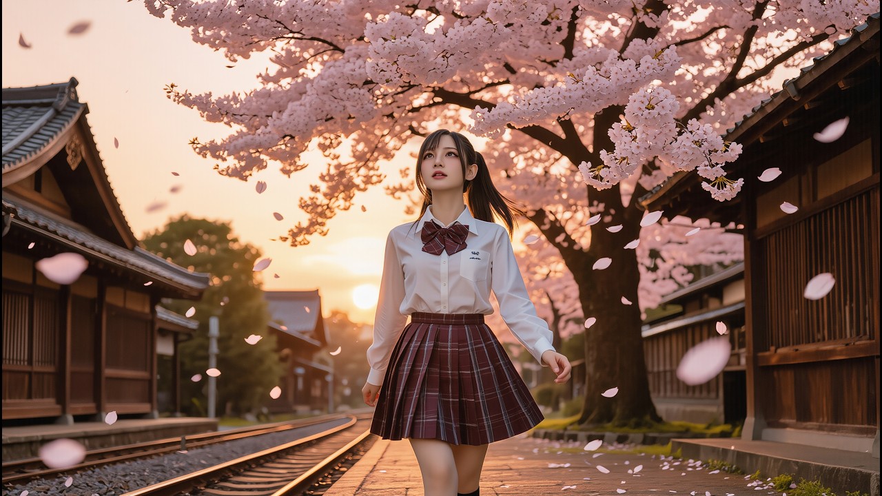 『桜ひらひら』Presented by (Girls of Japan)
