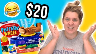 TESTING A $20 POTTERY CRAFT KIT *surprising results*