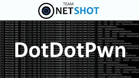 DotDotPwn directory traversal fuzzing