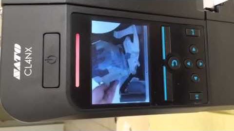 Video Display stampante Sato CLN4X