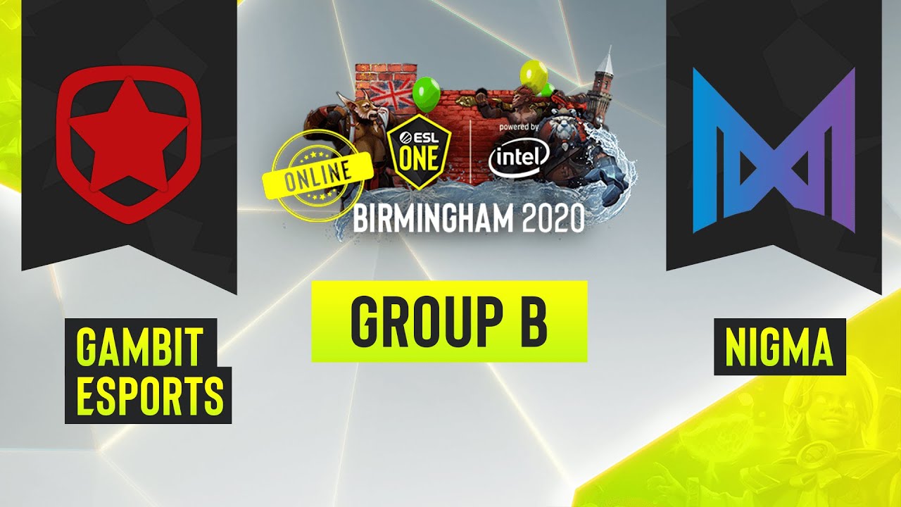 Dota2 - Team Nigma vs. Gambit - Game 2 - ESL One Birmingham 2020 - Group B - EU/CIS
