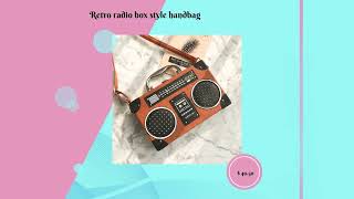 Retro radio box style handbag screenshot 5
