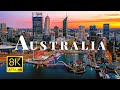 Cities of Australia 🇦🇺 in 8K ULTRA HD 60 FPS Drone Video