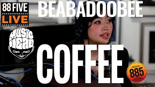 BEABADOOBEE - Coffee || 88FIVE Live at Mr Musichead Los Angeles || 88.5FM