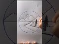 Landscape On Circle Scenerydrawing Stepbystepscenery Shortsyt Rongdhonuartanddrawing