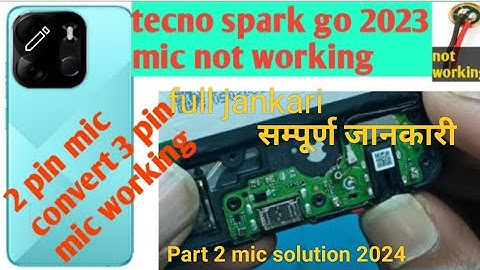 tecno spark go 2023 mic not working solution!! tecno spark go mic ways solution