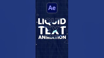 liquid text animation after effects #liquidity #texteffect #animation #animationtips #tutorial