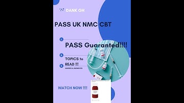 15 TOPICS THAT GUARANTEES PASS IN UK NMC CBT!! ADULT & MENTAL NURSING, MIDWIFERY, NURSE ASSOCIATE.