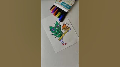 Janmashtami special#Krishna drawing #shorts #trending #video