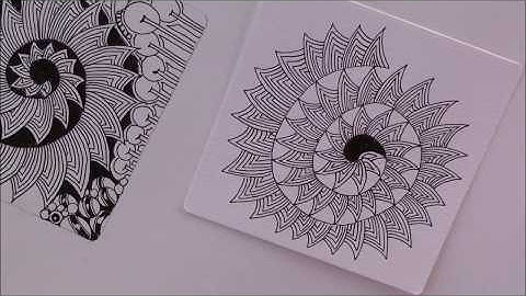 Trisnail Tangle Pattern Lesson #204