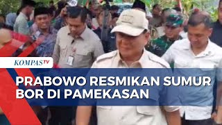 Menhan Prabowo Resmikan Bantuan Sumur Bor untuk 12 Desa di Pamekasan