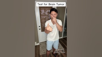 Test to Check for Brain Tumor? Quick and Easy. #braintest  #physicaltherapy