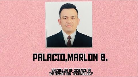 PALACIO,MARLON LABORATORY EXERCISE 007
