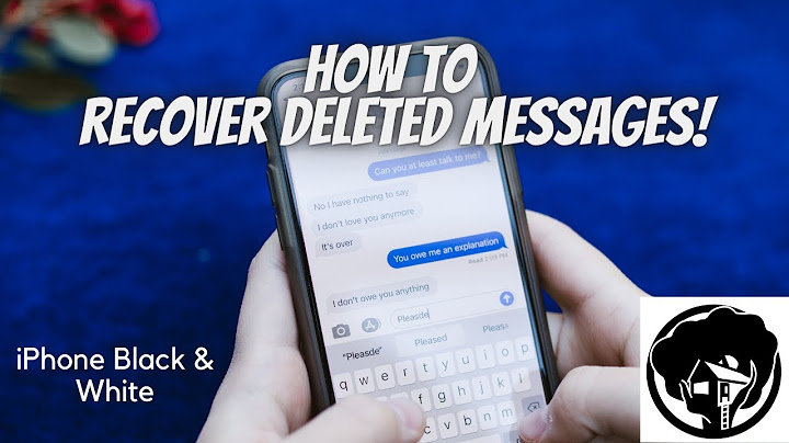 How do i check deleted messages on iphone