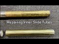 Repairing Inner Slide Tubes- improving tool making- band instrument repair