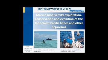ISYEB - Séminaire Wei Jen CHEN - Marine biodiversity exploration, conservation and evolution of ...