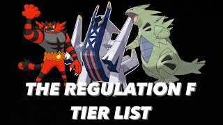 The ONLY Regulation F Tier List You Will Need