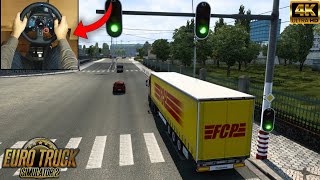 Ets2 Scania truck went from Brussels to Rotterdam | Logitech G29 FHD Gameplay