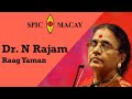 Raag yaman  singing violin dr n rajam  spic macay  anubhav2020