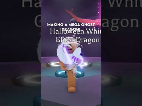 Making a MEGA Ghost Dragon in Adopt Me!! Roblox #shorts