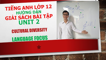Tiếng Anh lớp 12 ( Giải SBT) - Unit 2 - Language focus - Exercise 2