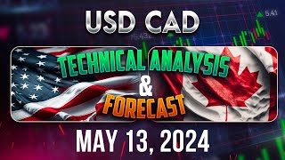 Latest USDCAD Forecast and Technical Analysis for May 13, 2024