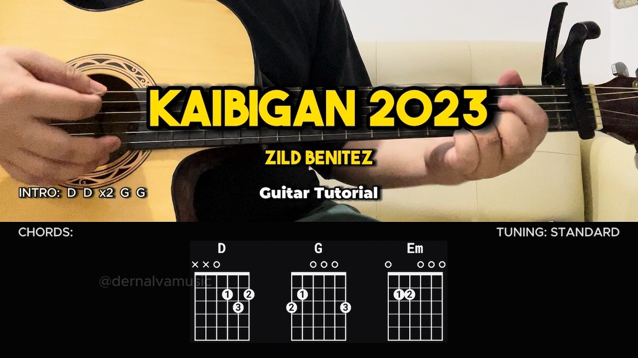 Kaibigan 2023 - Zild Benitez | Easy Guitar Tutorial For Beginners (CHORDS & LYRICS) #guitarlesson