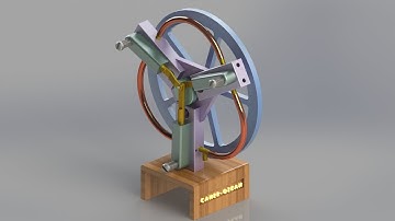 Triple Cylinder Oscillating /Solidworks