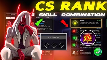 CS Rank Best Character Combination - Best Character Skill For CS Rank - Best Combination