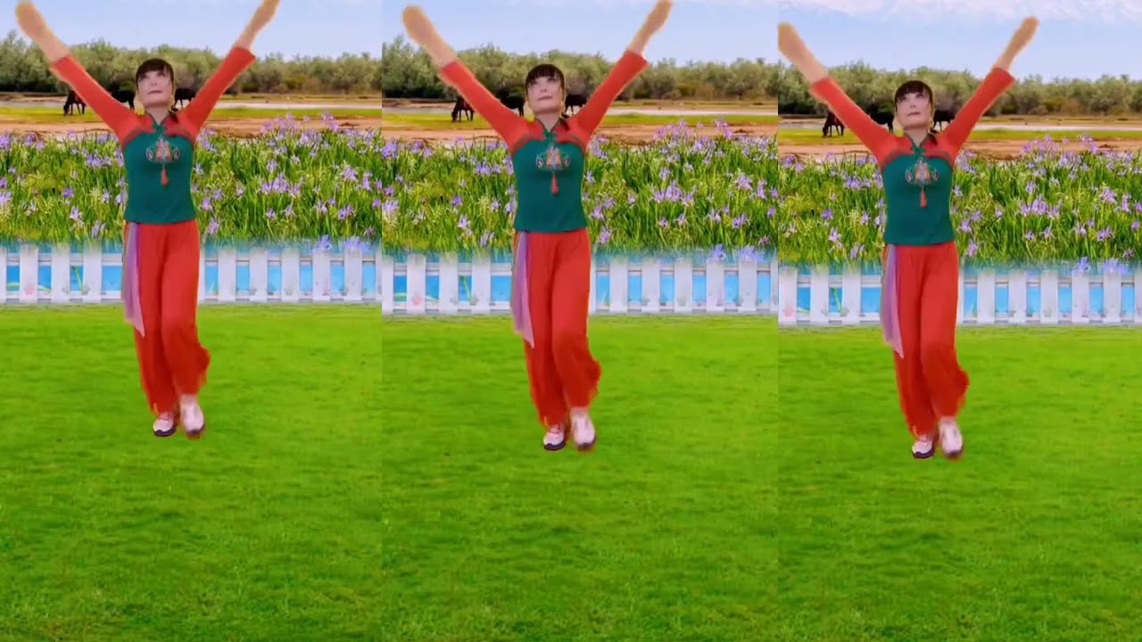 民族风混搭好看舞蹈完整版《你唱草原天籁》