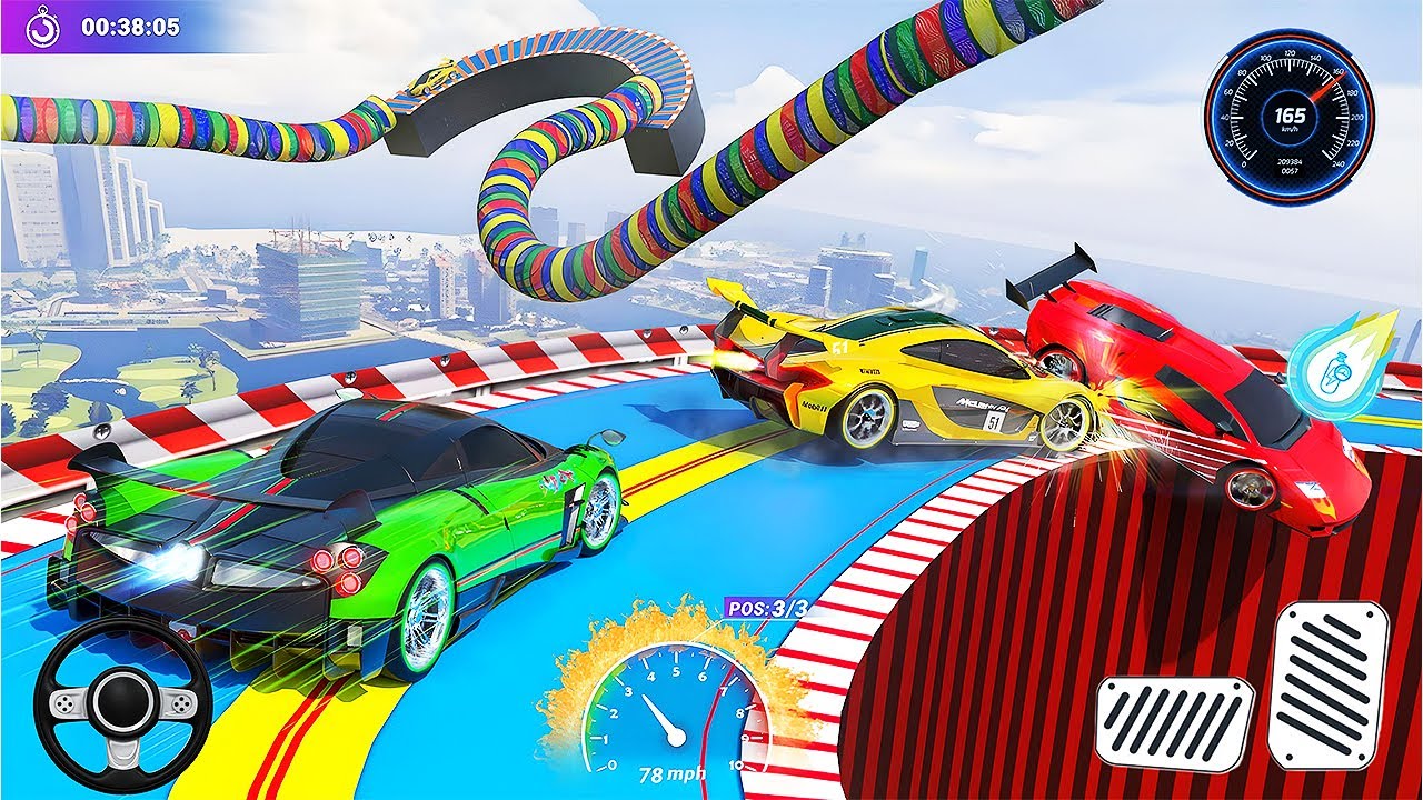 Crazy Car Racing Stunts 2019 🕹️ Play Now on GamePix