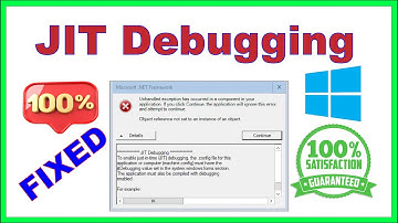 [SOLUTION] 3 EASY Fixes for the “Just-In-Time Debugging” Error (No More Pop-ups!)