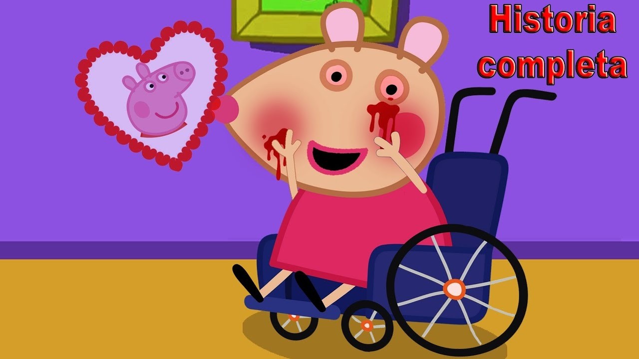 Peppa Pig Mandy la ratona Yandere Historia Completa, Final inesperado  (Video Re-subido)
