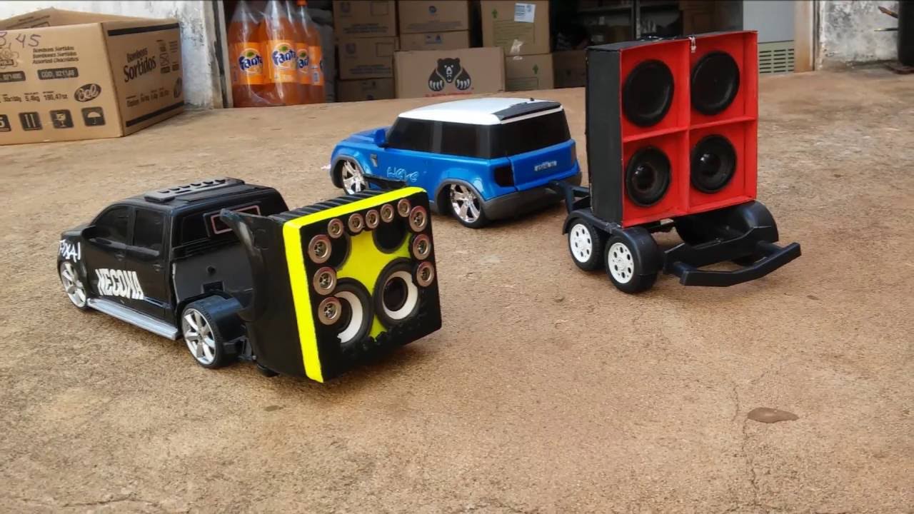 Mini Hilux Com Paredão Como Fazer a Caixinha de Som  Veículo de luxo,  Paredoes de som, Miniaturas de carros