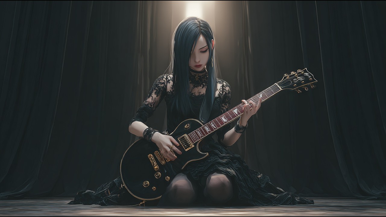 Shadows in a Quiet Room | Gothic Lo-fi Guitar Beats for Focus, Work, and Night Relaxation