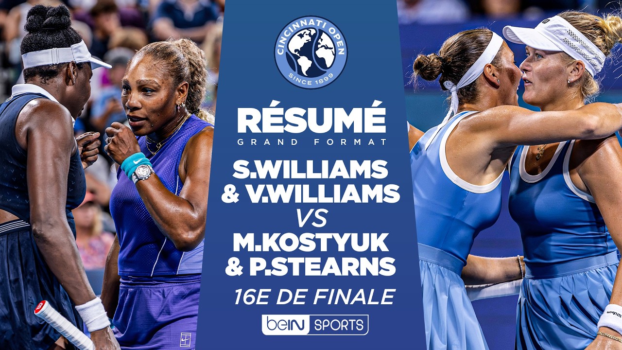 Résumé : Les SŒURS WILLIAMS de retour en double !